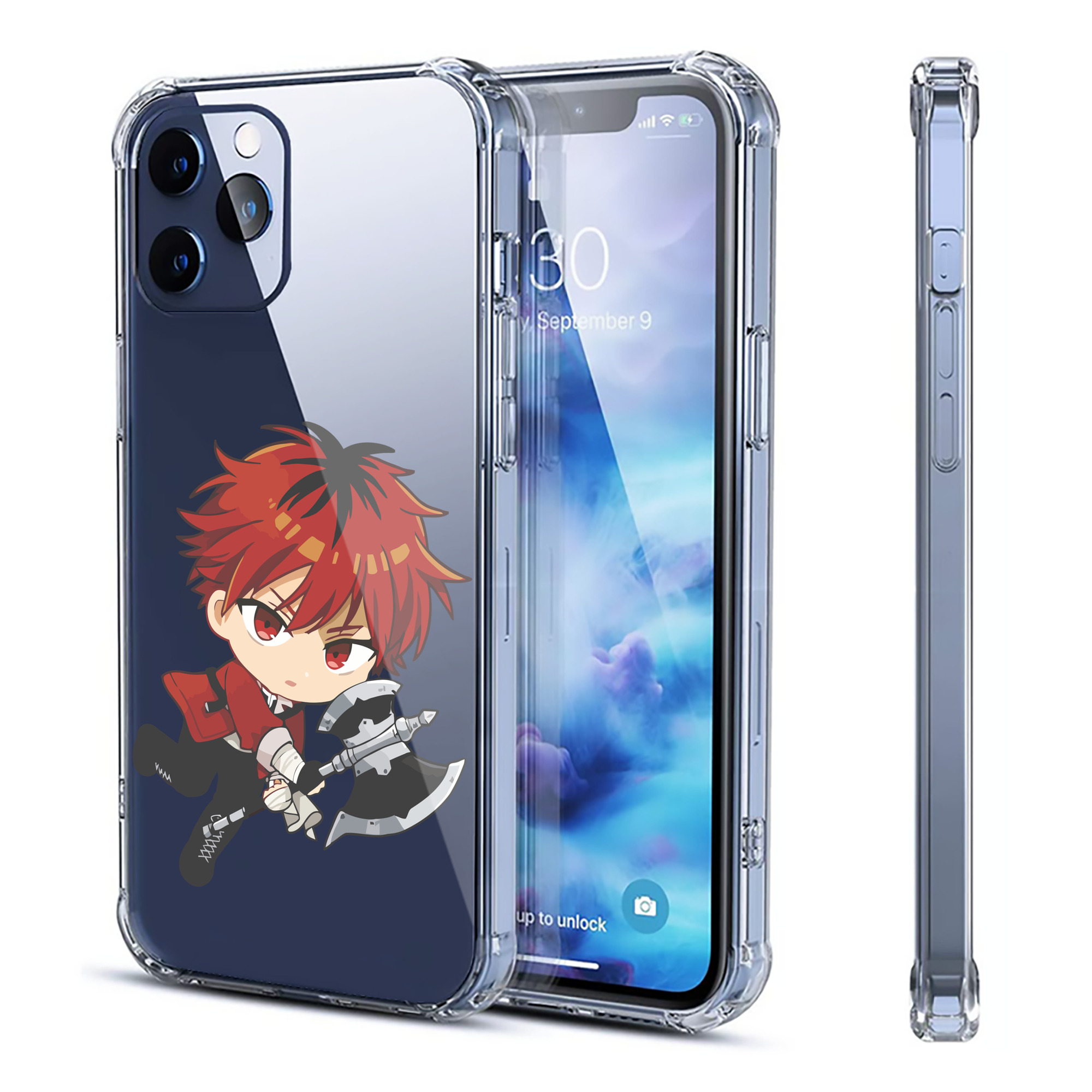 （画像用） 葬送のフリーレン Frieren 【iPhone 12シリーズ対応】透明スマホケース（クリアソフトケース）
